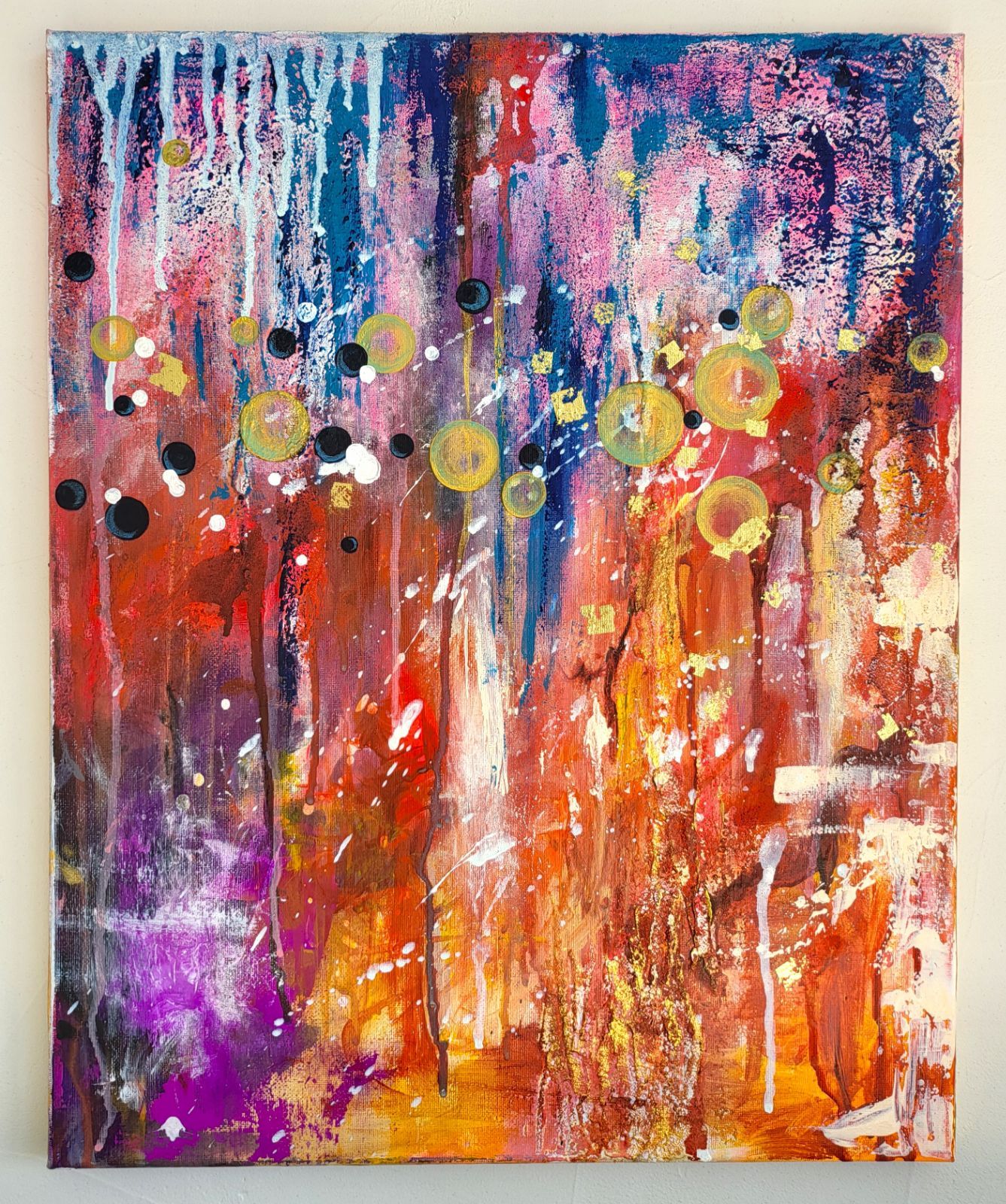 抽象画 キャンバス