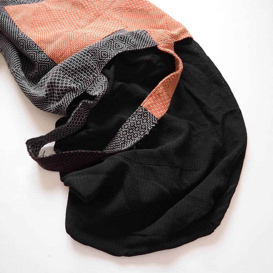 ジャパンヴィンテージ 刺し子 木綿 トートバッグ ― ハンドメイド Japanese Vintage Sashiko Cotton Tote Bag – Handmade One-of-a-Kind NEXPOTALLINN_EU