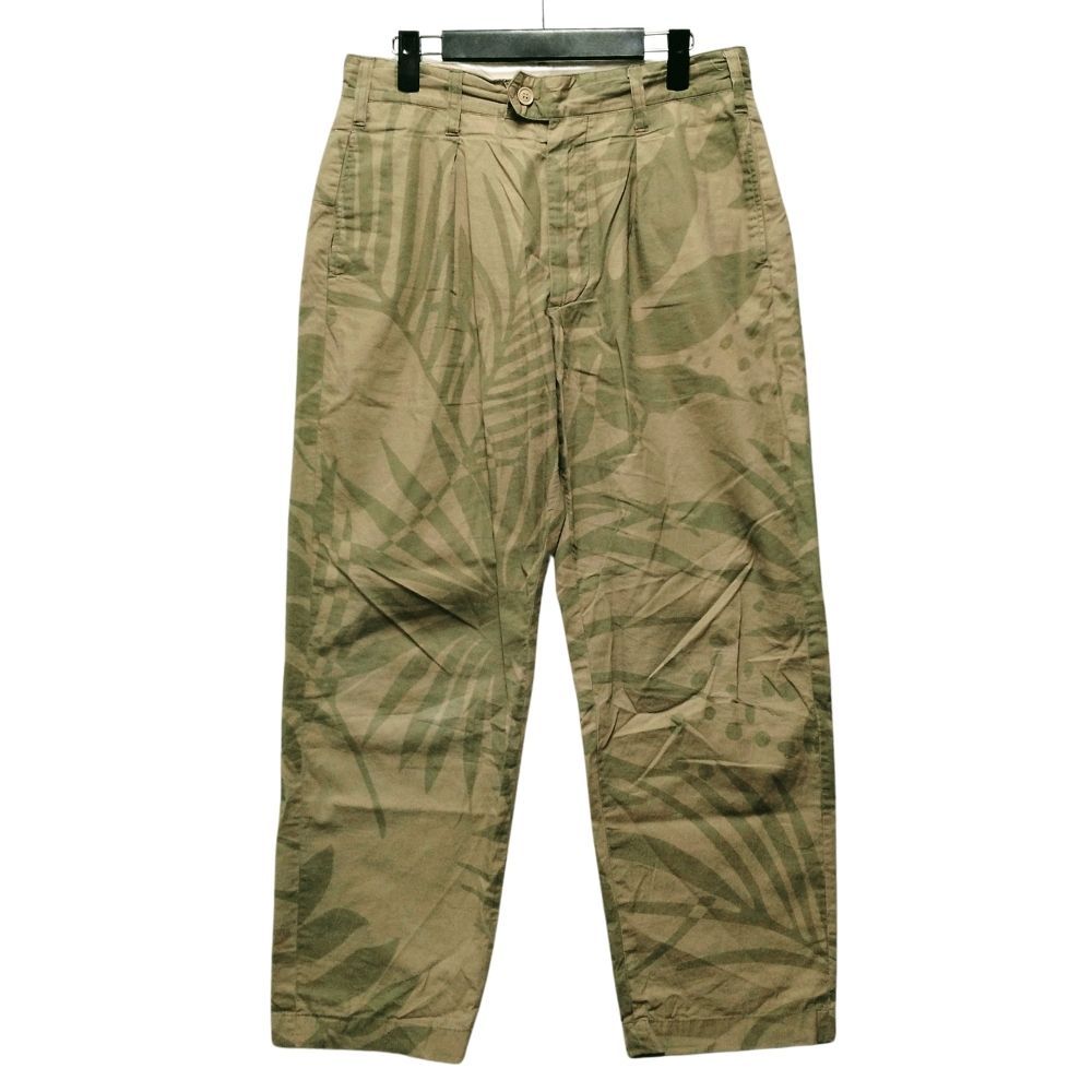 ENGINEERED GARMENTS エンジニアードガーメンツ 22SS Carlyle Pant カーライル リーフプリント柄 イージー パンツ サイズ S | 50584