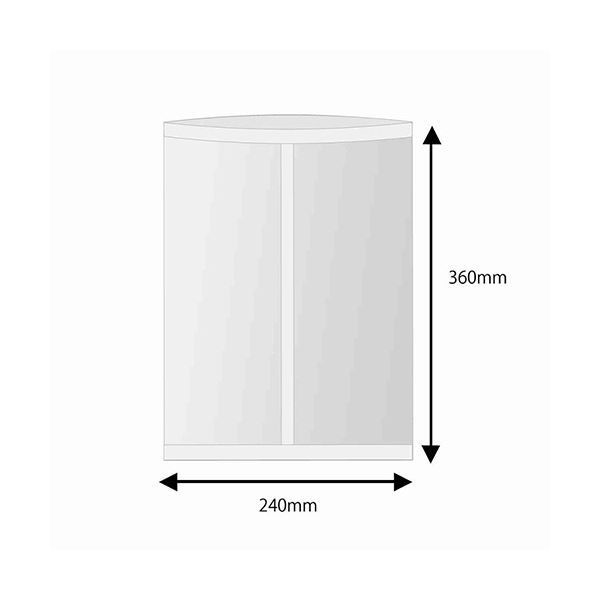 シモジマHEIKO ポリ袋 OPPパートコート袋 平袋 50 24-36 0067609391セット 500枚 100枚×5パック