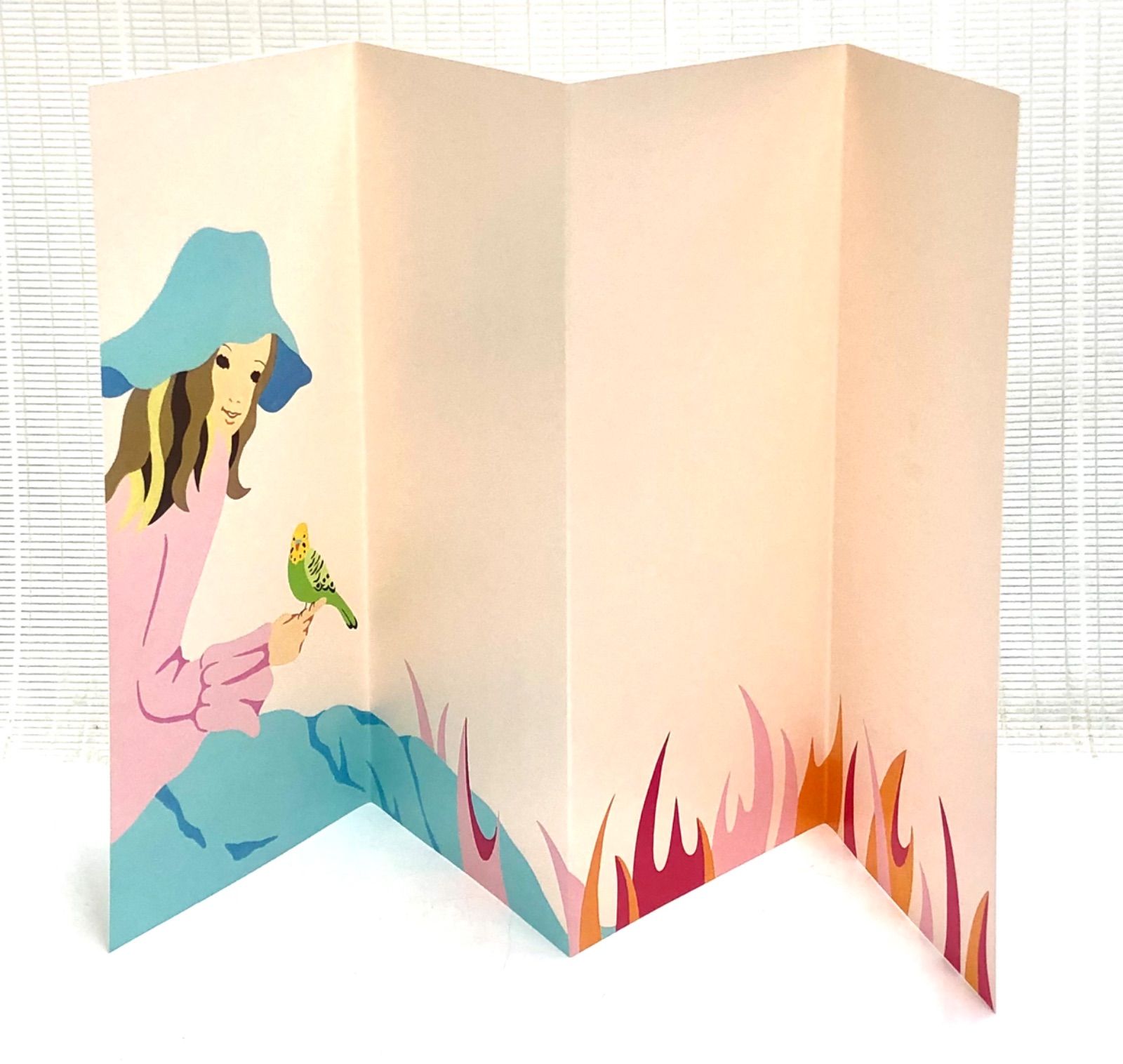 松尾たいこ BYO-BU E 屏風絵 アート作品 春＆冬セット 18705202 配送