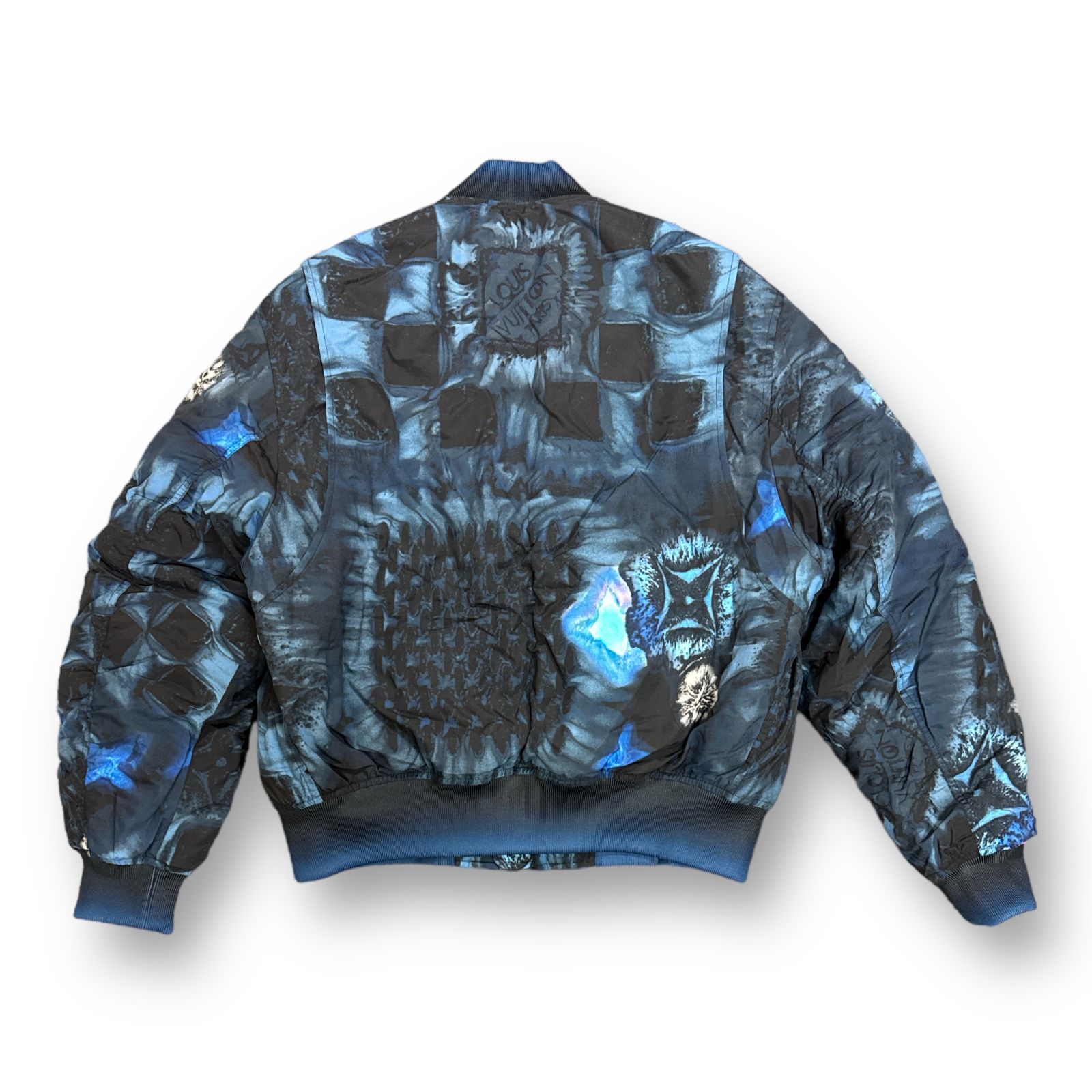 国内正規 未使用品 LOUIS VUITTON Solt Print Bomber HLB05EDR2 21AW 