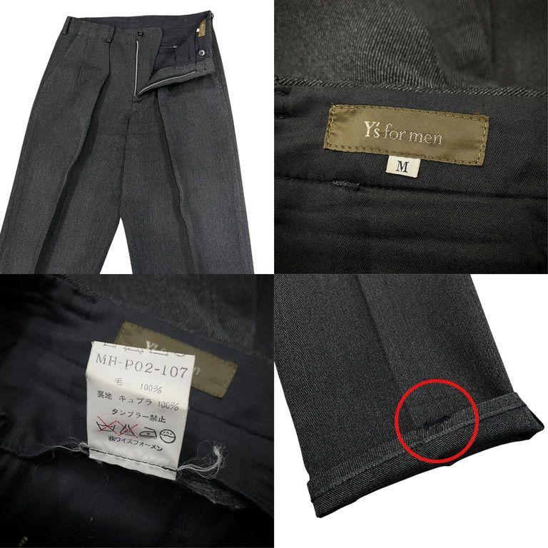 Y's for men ウールサージセットアップスーツ Archive 90s テーラード Y's for men ウールサージセットアップスーツ Archive 90s テーラード