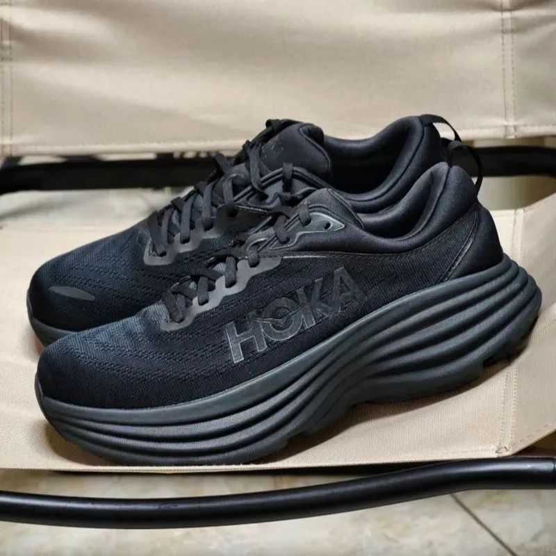 新品未使用】 HOKA ONEONE BONDI 8 BLACK ホカ オネオネ