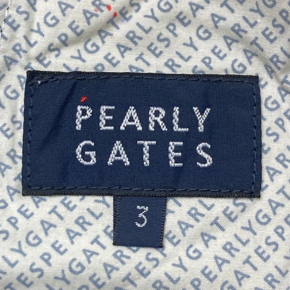 サイズ：3 PEARLY GATES パーリーゲイツ  ロングパンツ  ネイビー系 [240101446126] ゴルフウェア メンズ ストスト サイズ：3 PEARLY GATES パーリーゲイツ ロングパンツ ネイビー