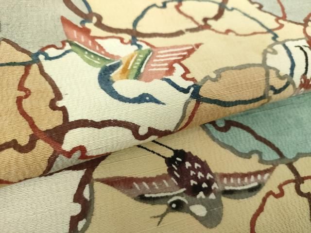 九寸名古屋帯 紬地