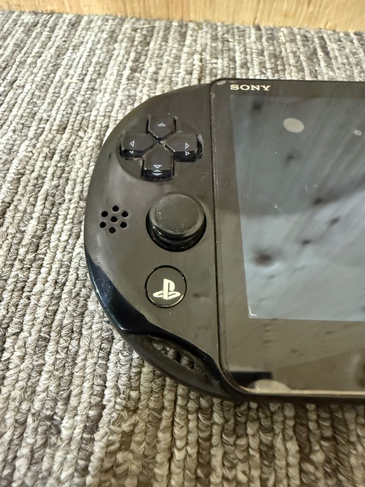 SGM ジャンク SONY ソニー PlayStation VITA PCH-2000 ゲーム機本体 ブラック ソフト付き