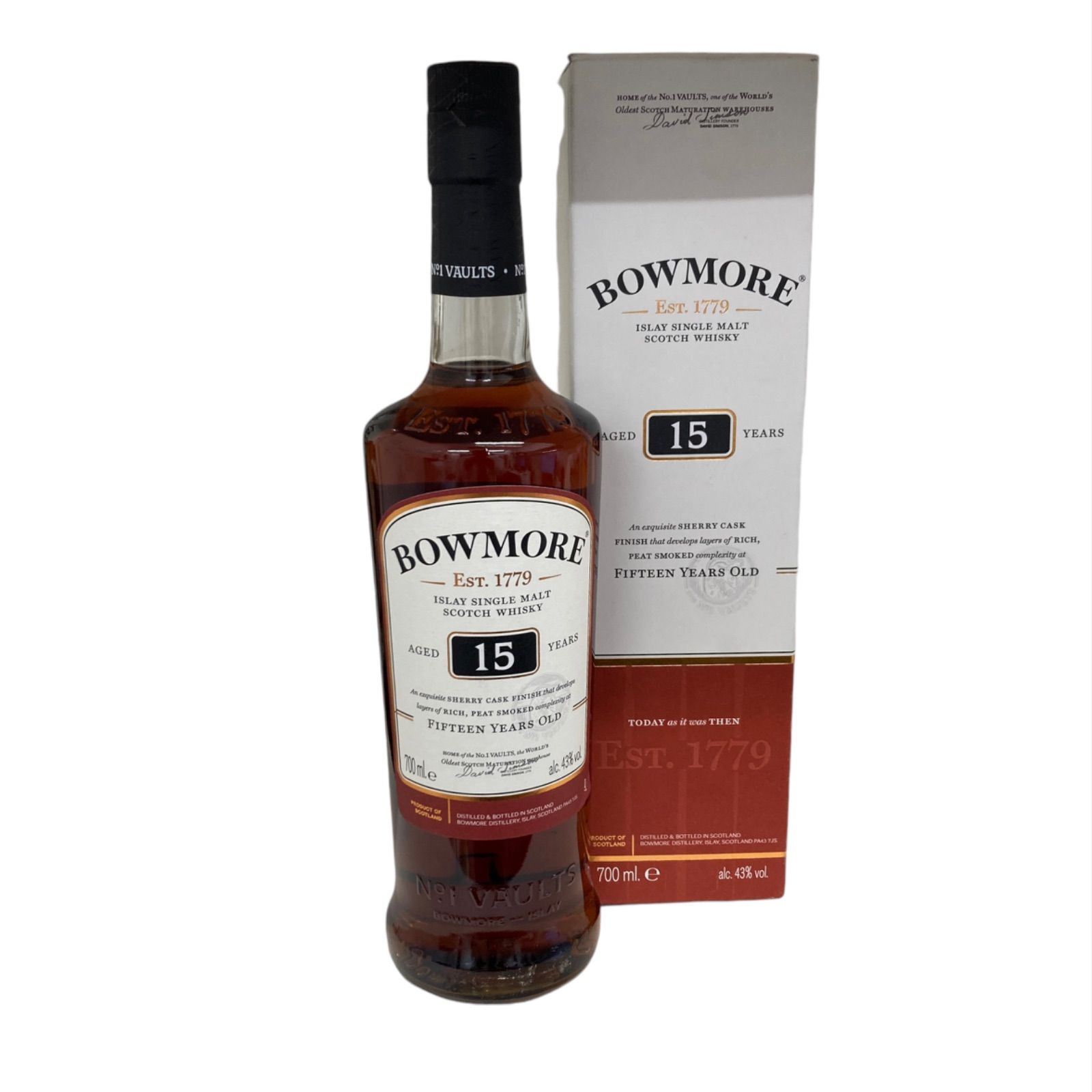 新品 未開封 BOWMORE ボウモア15年 ウイスキー 700ml 未開封 ボウモア 15年 700ml 40% ウイスキー - メルカリ