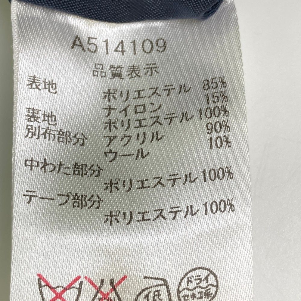 サイズ：38 ARCHIVIO アルチビオ 切替 中綿 ワンピース ネイビー