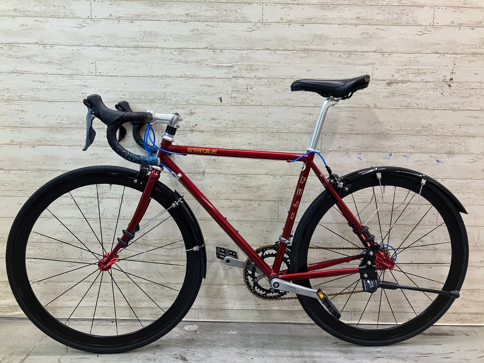 ☆ 美品!! FUJI STRATOS R CUSTOM size:XS 2×8s 16段変速 フジ 