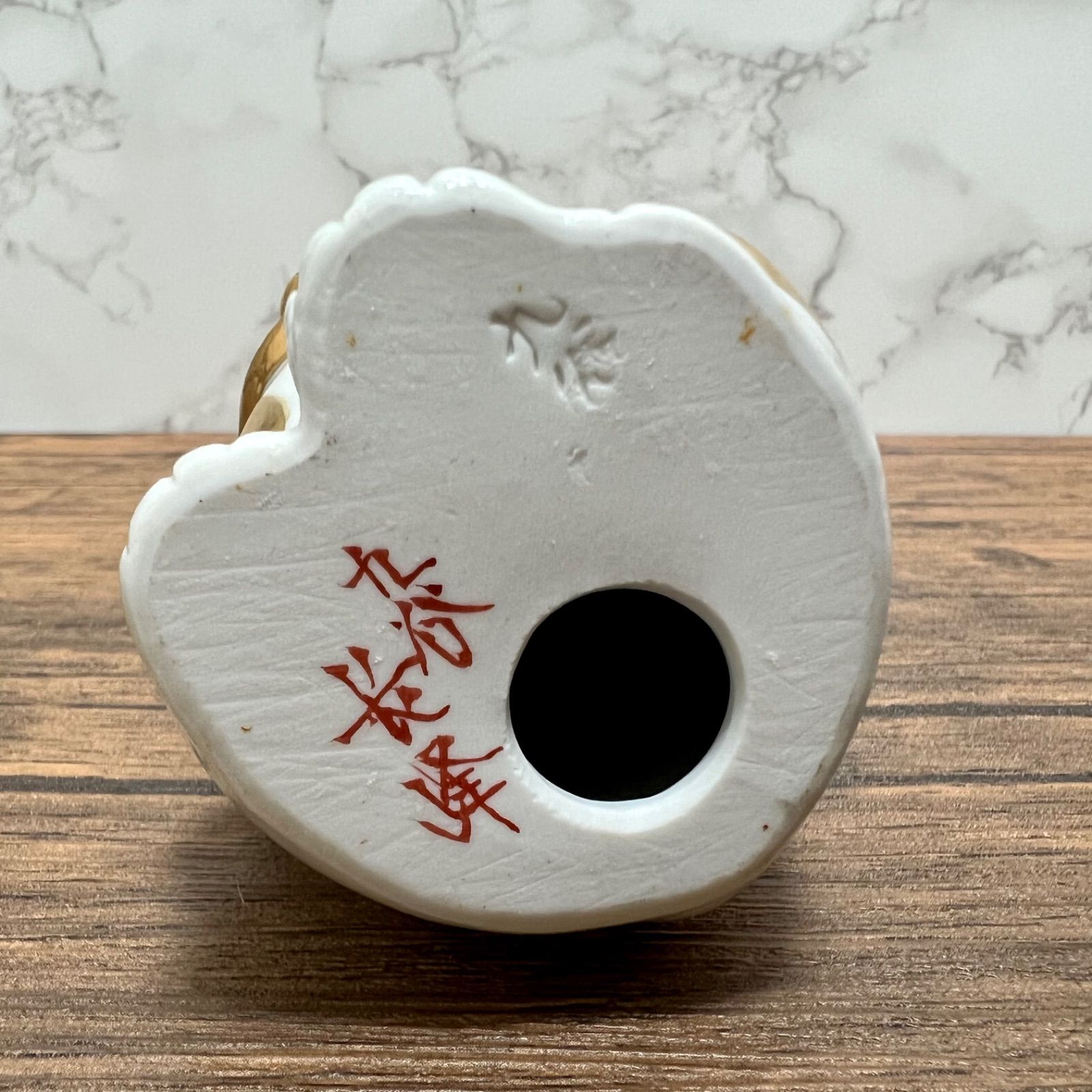 九谷焼】4号招き猫 金ブチ 右手 金運招福 縁起物 Maneki Neko Lucky