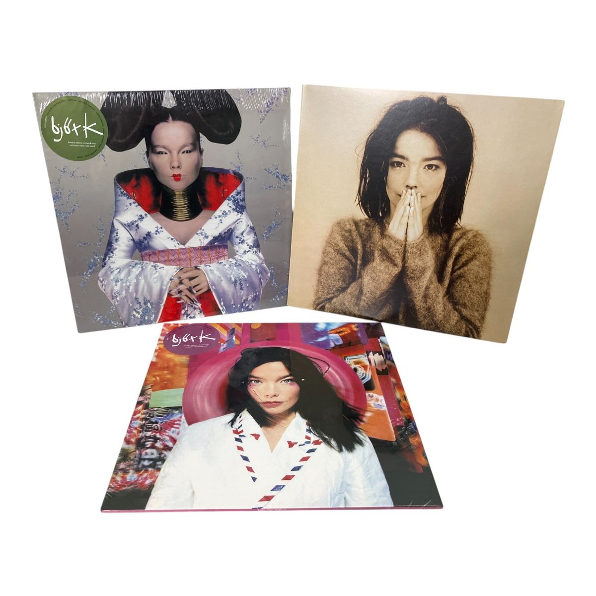 Bjork ビョーク Debut Homogenic Post LP レコード 3枚 セット W9953341
