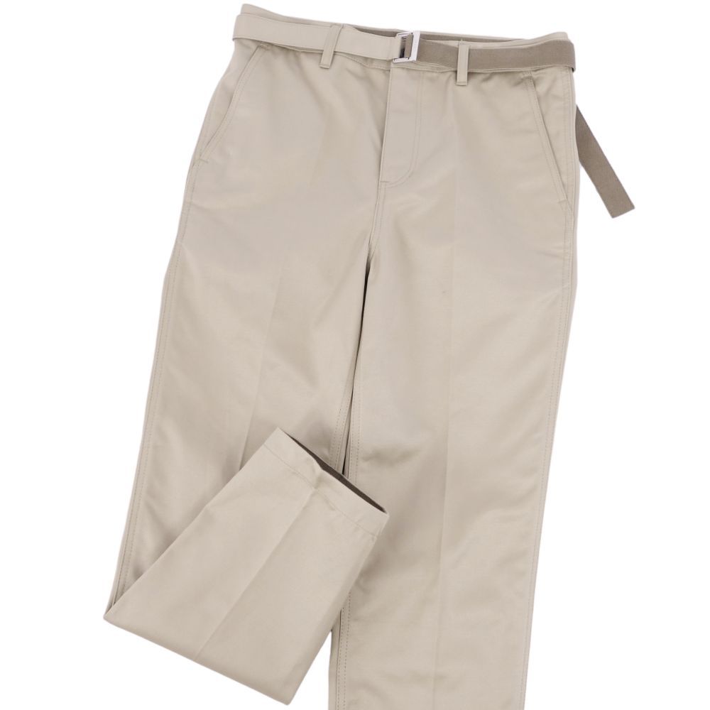 極美品 サカイ Sacai パンツ 24-03317M ロングパンツ コットン  