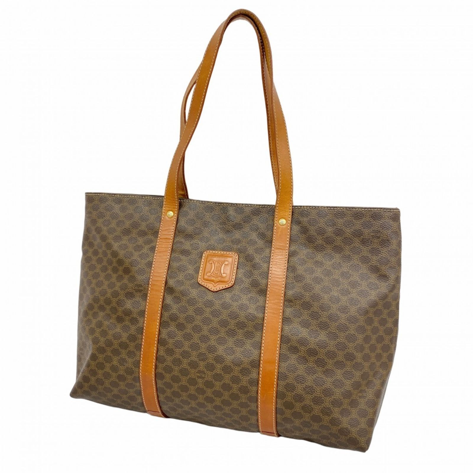 セリーヌ Celine セリーヌ トートバッグ マカダム ブラウン レディース