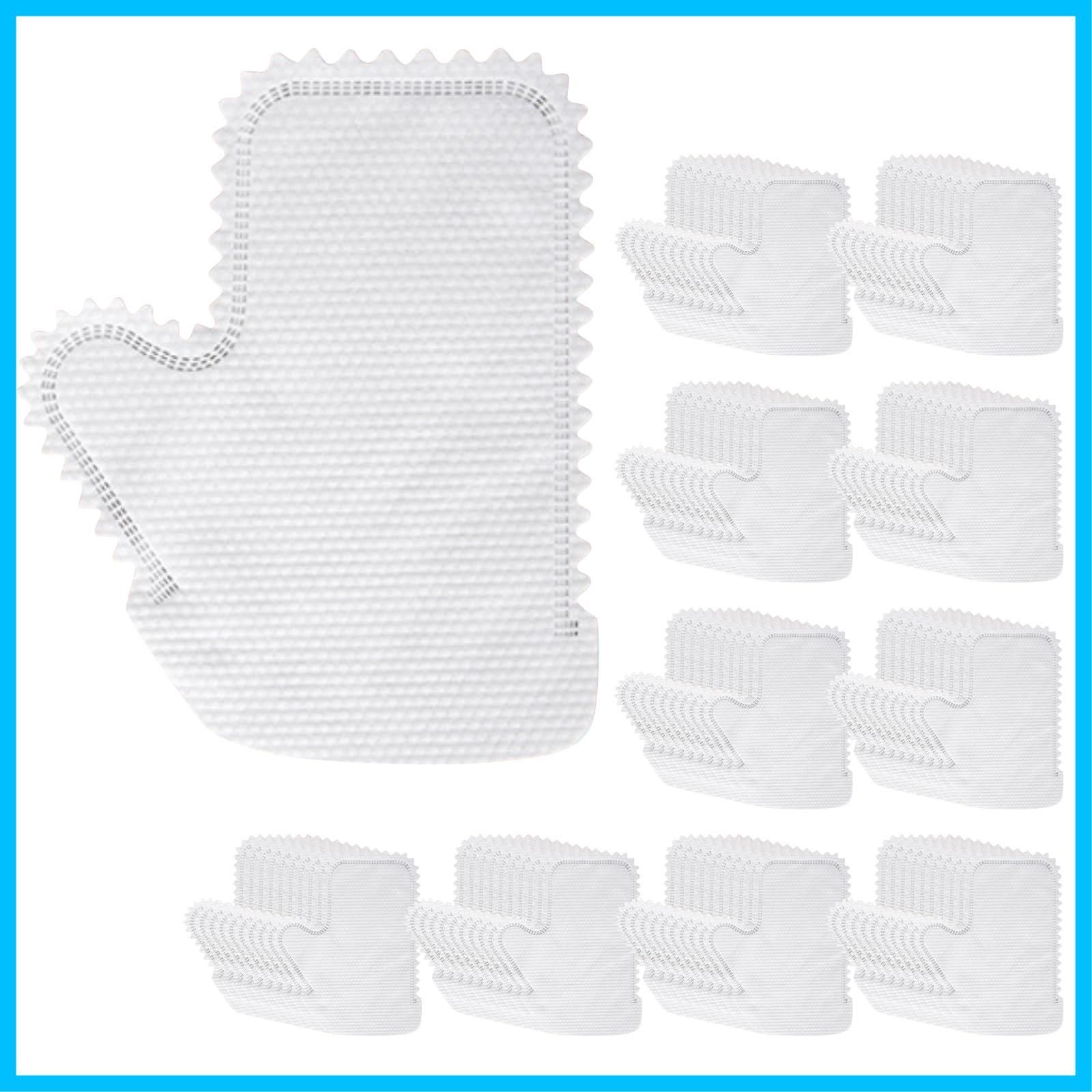 数量 ドライ お掃除シート ほこりとり 白100枚 掃除グッズ どこでも シート 掃除 不織布 お掃除手袋 使い捨て RONGUI