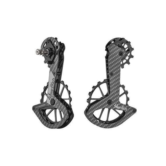 TOKEN トーケン TK1729S SHURIKEN シュリケン ビッグプーリーセット シマノRD ブラック