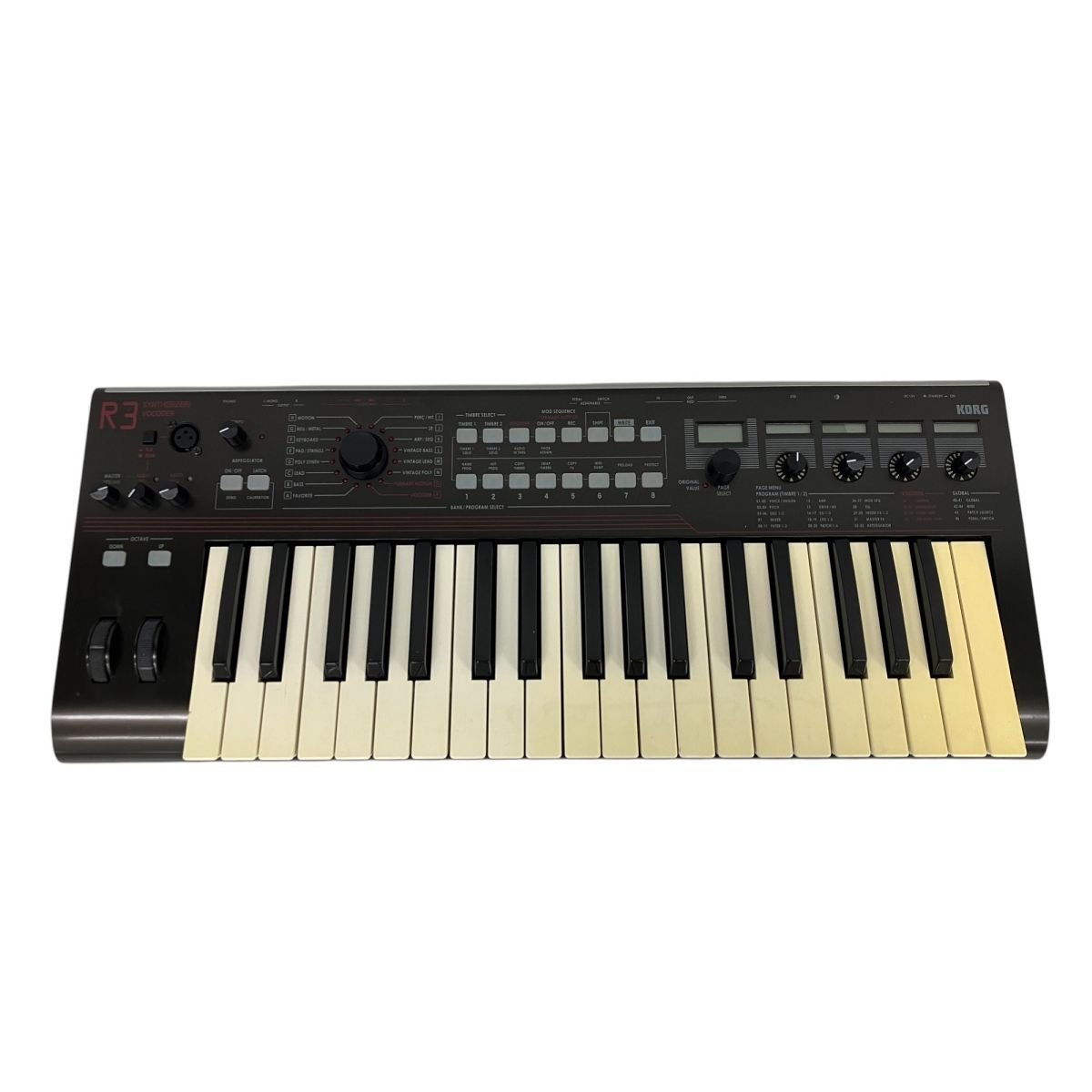 KORG R3 シンセサイザー キーボード ボコーダー コルグ 音楽制作