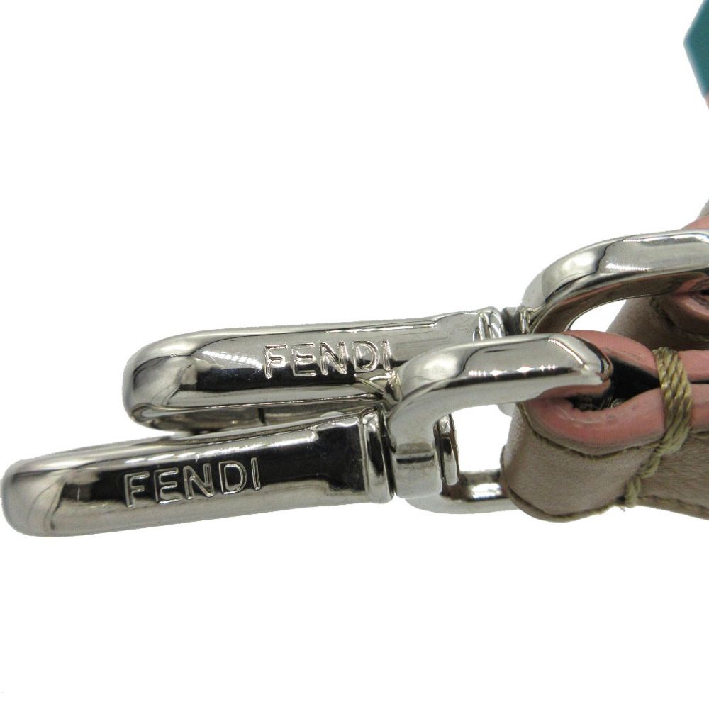 フェンディ ストラップユー スタッズ ショルダーストラップ レザー ベージュ マルチ 0558 FENDI DECORATOM_COM_BR