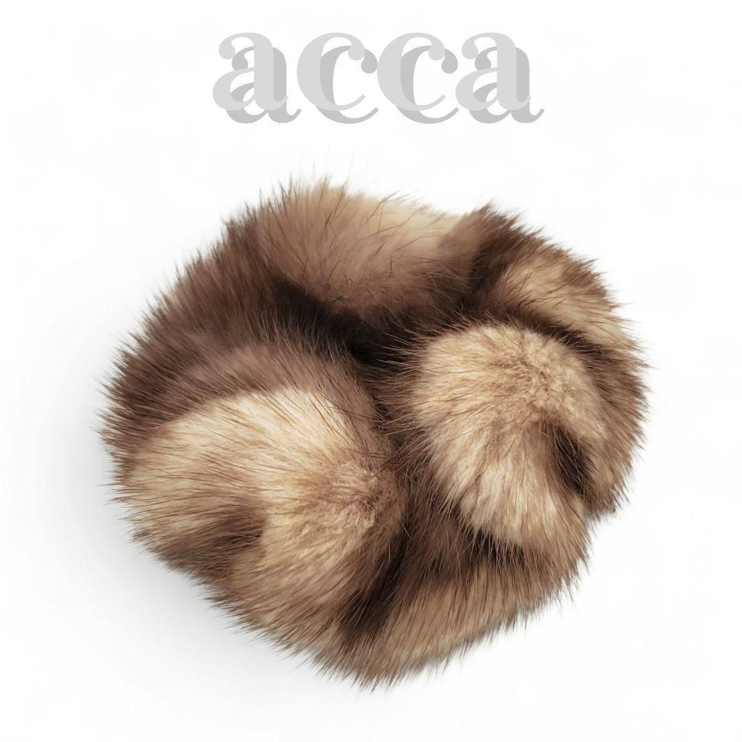 acca couture アッカクチュール ミンクシュシュ ファー ヘアアクセサリー ヘアゴム ファー フランス製