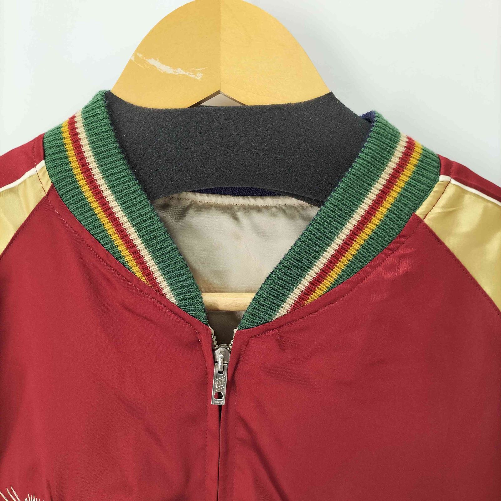 TAILOR TOYO テーラー東洋 虎 鷹 刺繍 リバーシブル スカジャン L TAILOR TOYO】【虎】【鷹】【アウター】テーラー東洋