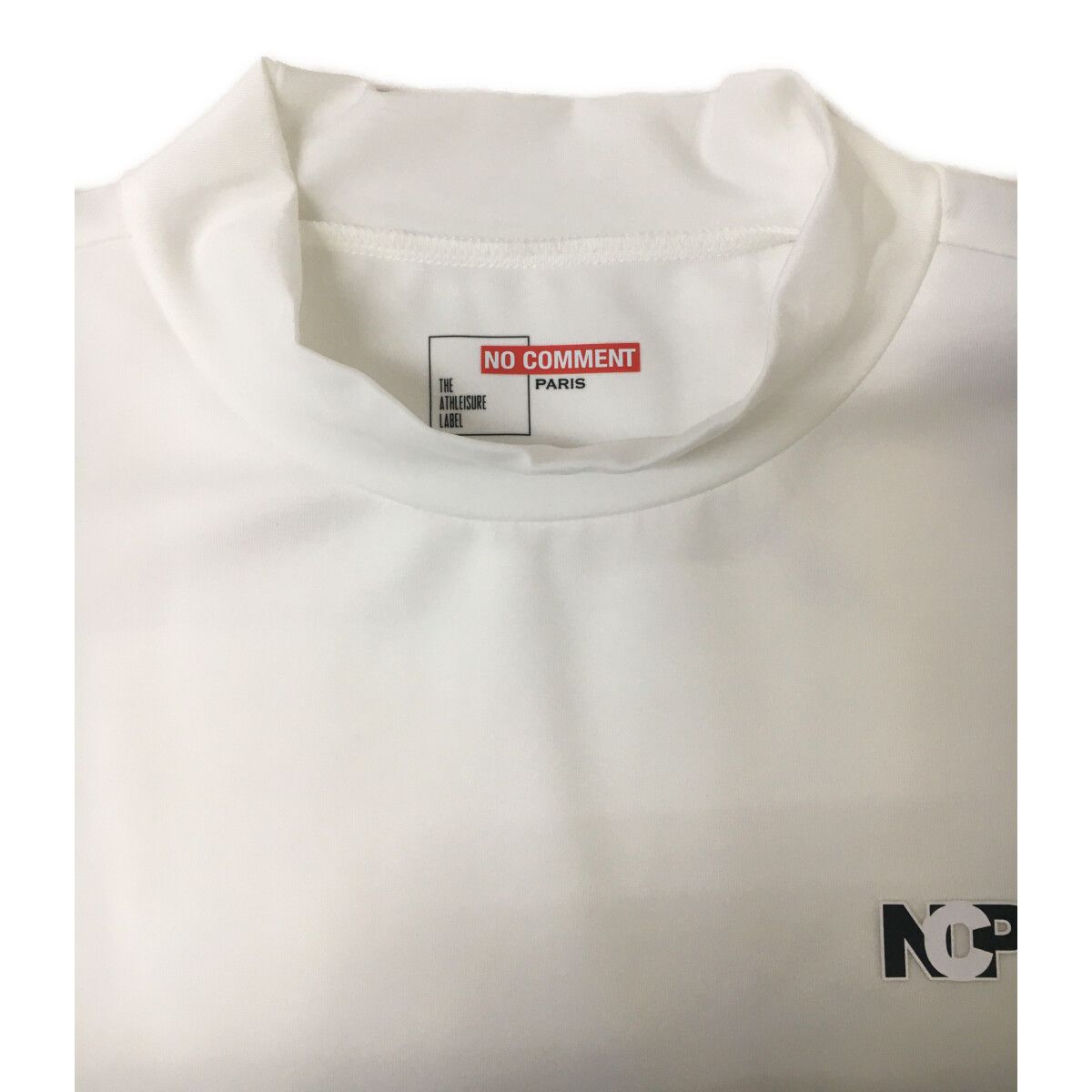 未使用品 メンズ ノーコメントパリ NO COMMENT PARIS 長袖シャツ L 白