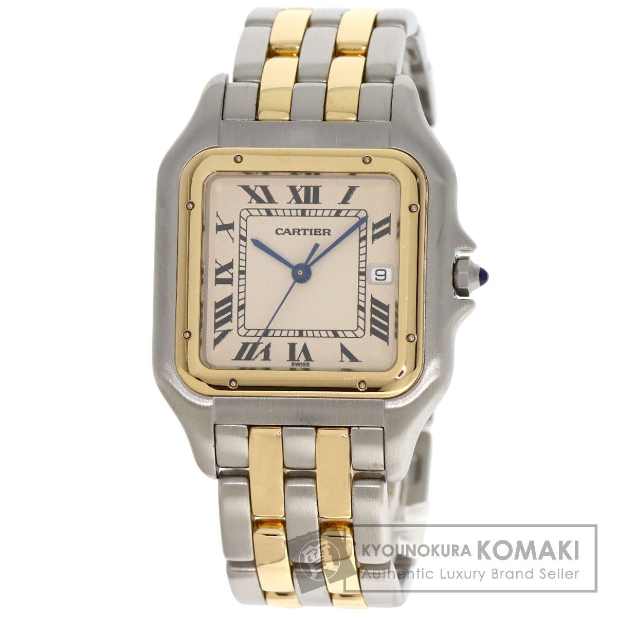 CARTIER カルティエ W25027B6 パンテール LM 腕時計 SS SSxK18YG メンズ