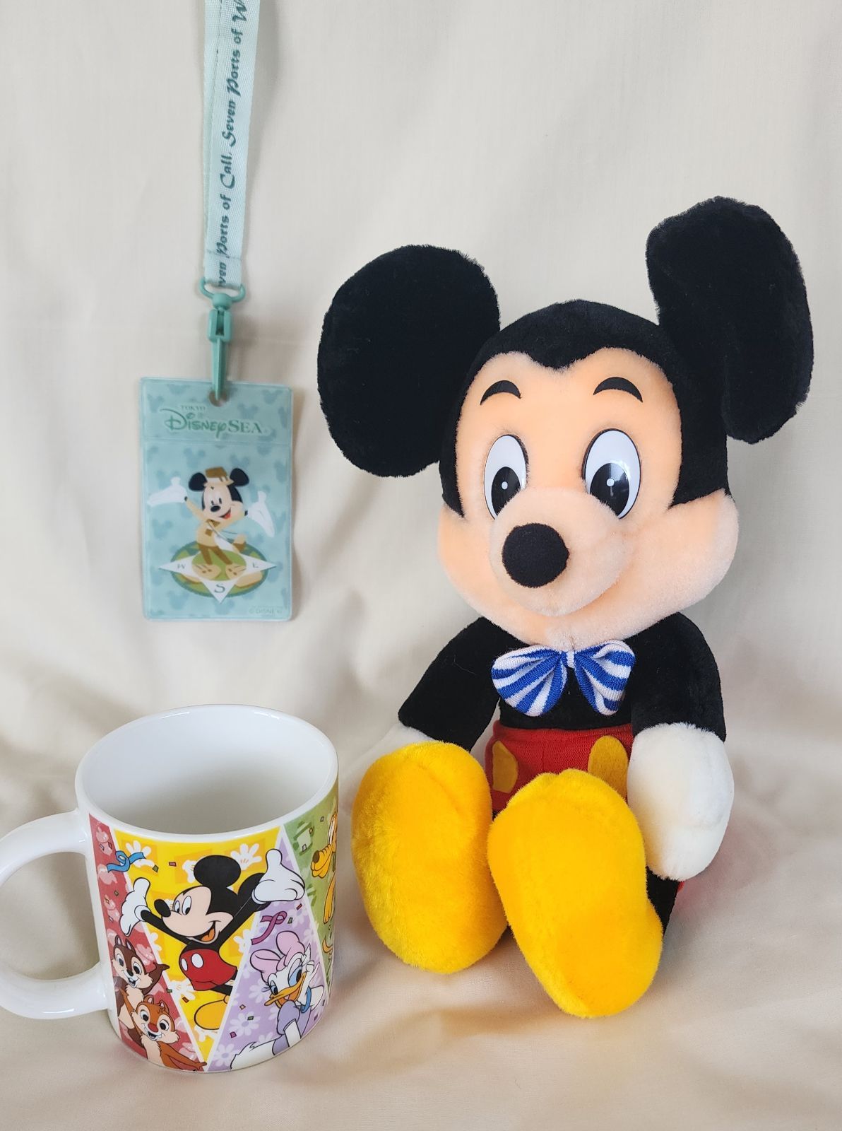 東京ディズニーシー限定 ストラップホルダー とミッキー