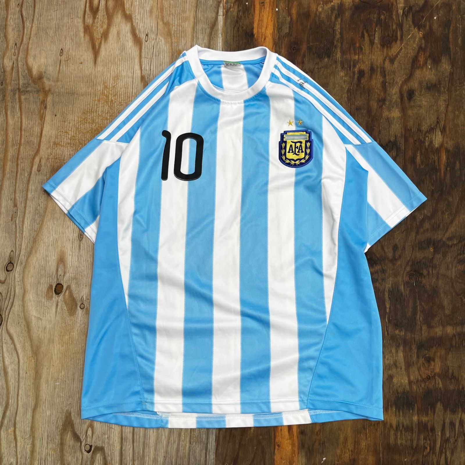 adidas アルゼンチン代表1994 復刻ユニフォーム 新品 2XL メッシ