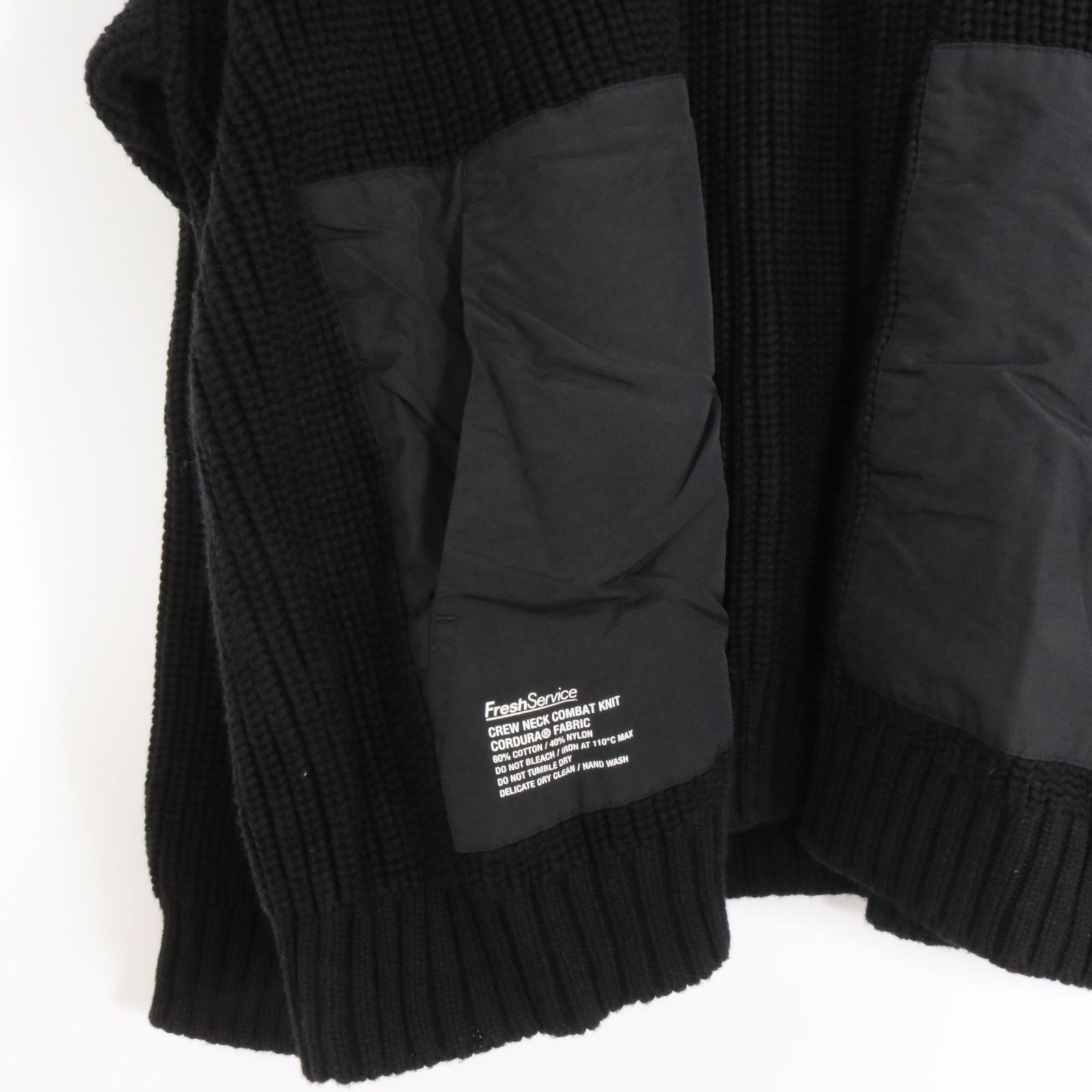 FreshService(フレッシュサービス) CREW NECK COMBAT KNIT - メルカリ