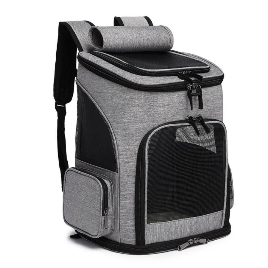ペット キャリーバッグ ペットバッグ リュック型 抱っこバッグ 高品質 通気性抜群 軽量 汚れにくい素材 崩れない 飛び出し防止 折りたたみ TZ018
