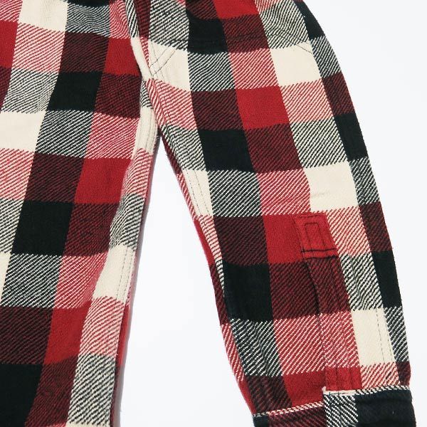 TENDERLOIN テンダーロイン T-HEAVY FLANNEL SHT ヘビーフランネル シャツ チェック ロングスリーブ 長袖 レッド  ブラック オフホワイト サイズXS - メルカリ