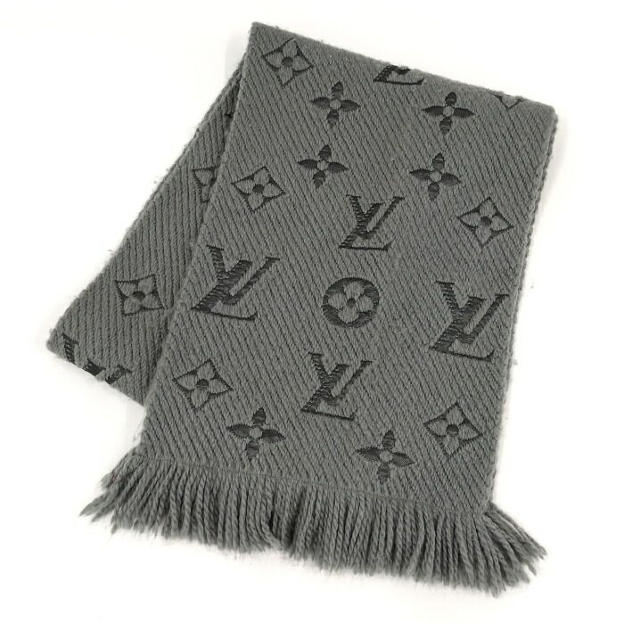 LOUIS VUITTON ルイヴィトン マフラー エシャルプ ロゴマニア