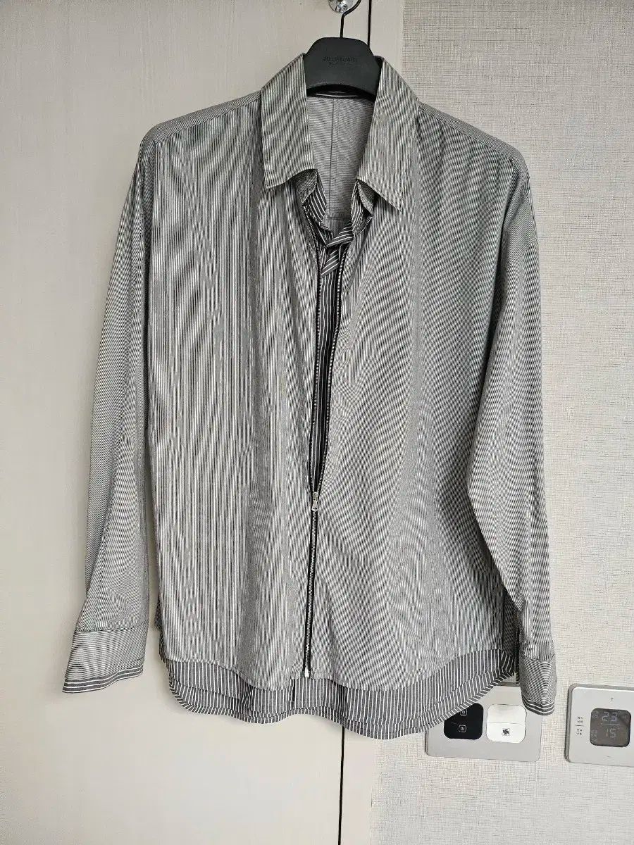 SYSTEM homme システムオム レイヤード ジッパー シャツ