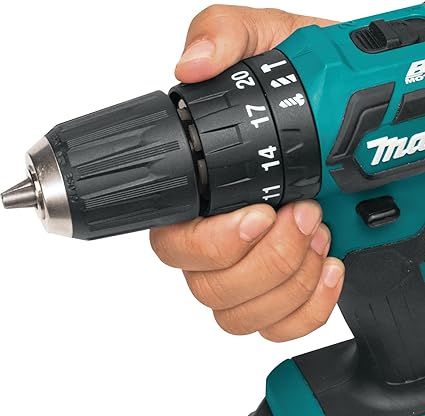 ブルー マキタ(Makita) 充電式振動ドライバドリル 10.8V/4.0Ah 本体