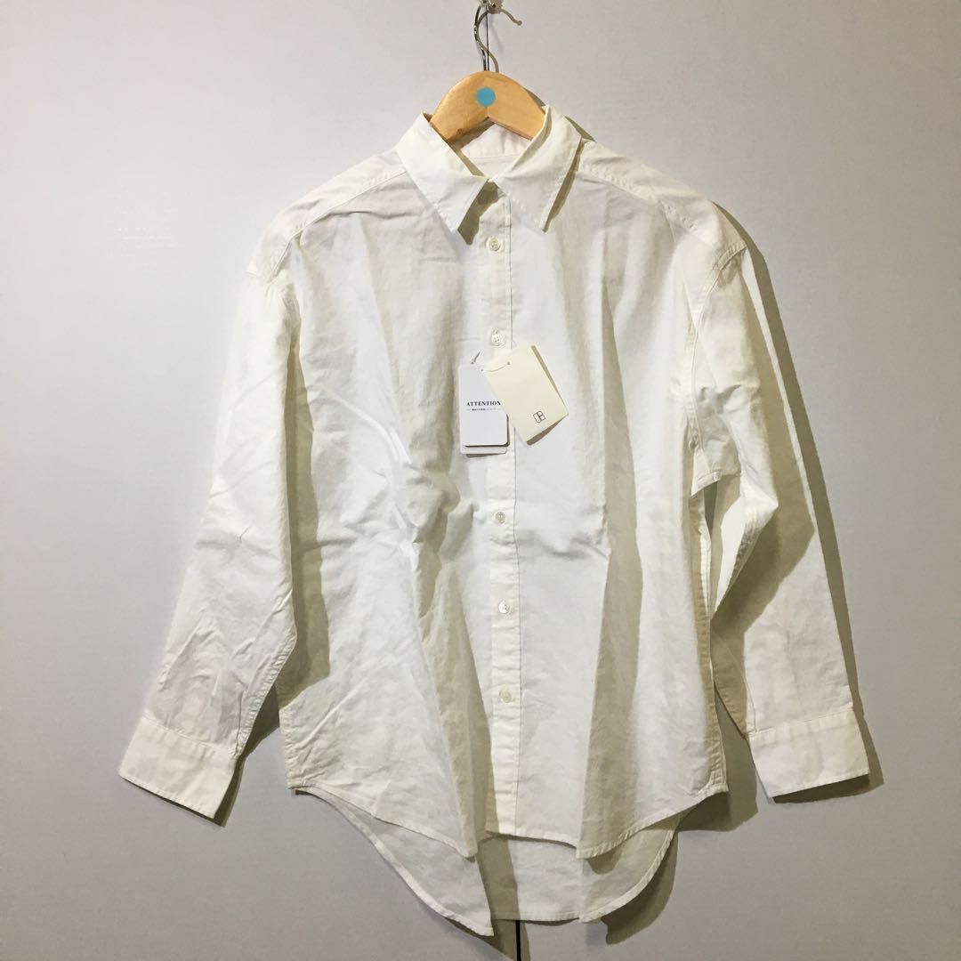 FRAMeWORK - 【美品】  Framework / フレームワーク | 2024SS | コットンオックスB.Dショートシャツ | F | ホワイト | レディース 美品】 Framework / フレームワーク | 2024SS | コットン