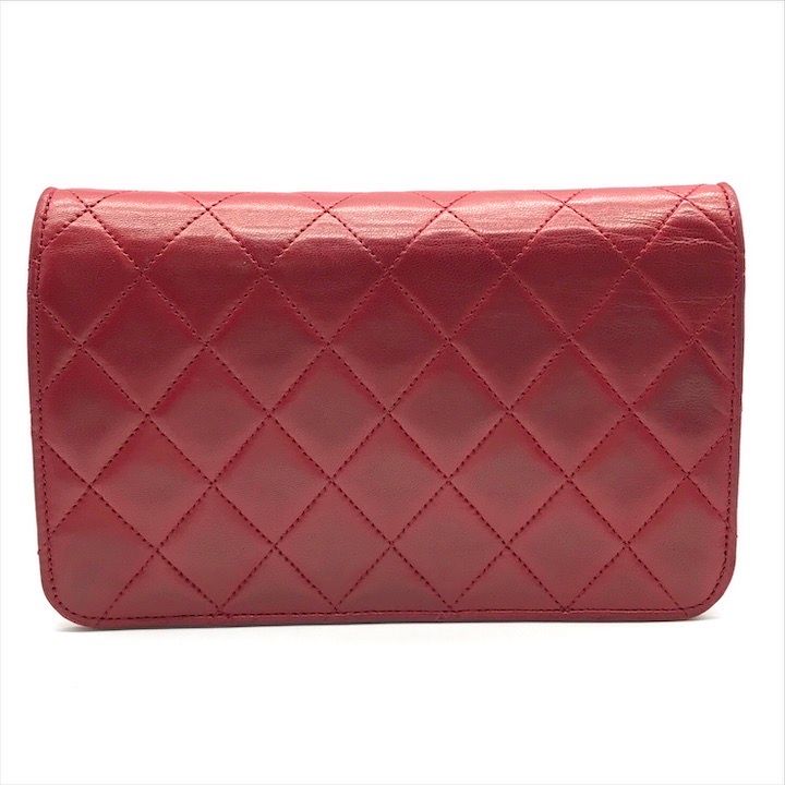 美品 CHANEL シャネル ラムスキン マトラッセ  ココマーク CHANEL シャネル ラムスキン マトラッセ ココマーク チェーン