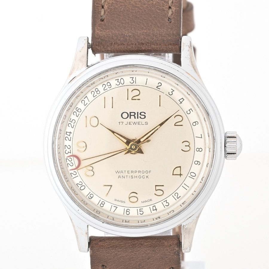 オリス/ORIS ポインターデイト 302-7285B 手巻き ユニセックス 【中古】 商品番号 A-154923 - メルカリ