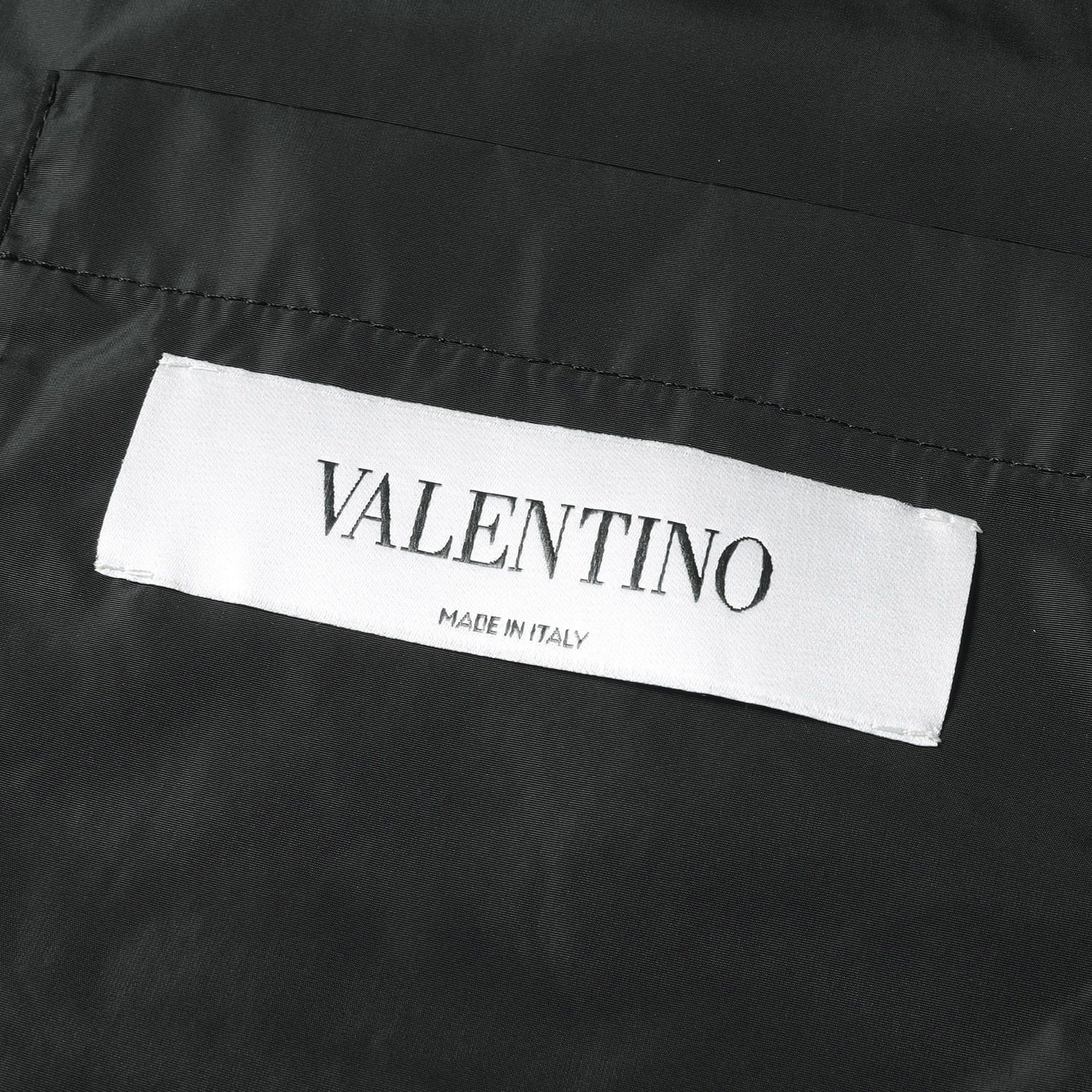 VALENTINO ヴァレンティノ ジャケット ロゴ プリント ナイロン コーチ 