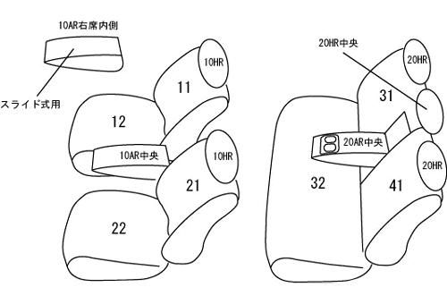 Clazzio クラッツィオ シートカバー L ライン XV ガソリン GP7 H24 10～H29 5 EF-8120 BRIGHTFACE_UK