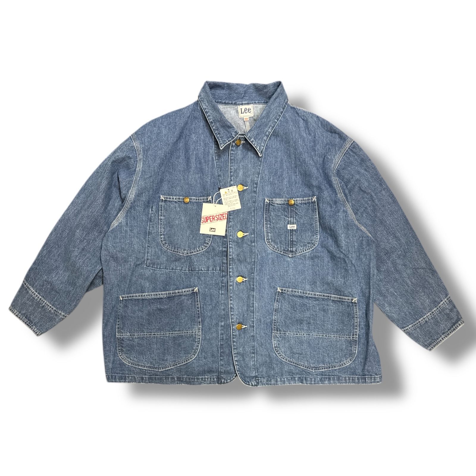 短期値下げ　美品　LEE SUPERSIZE　　LM4687　カバーオール Lee（リー） 【SALE!!】 SUPERSIZED LOCO JACKET デニム ロコ