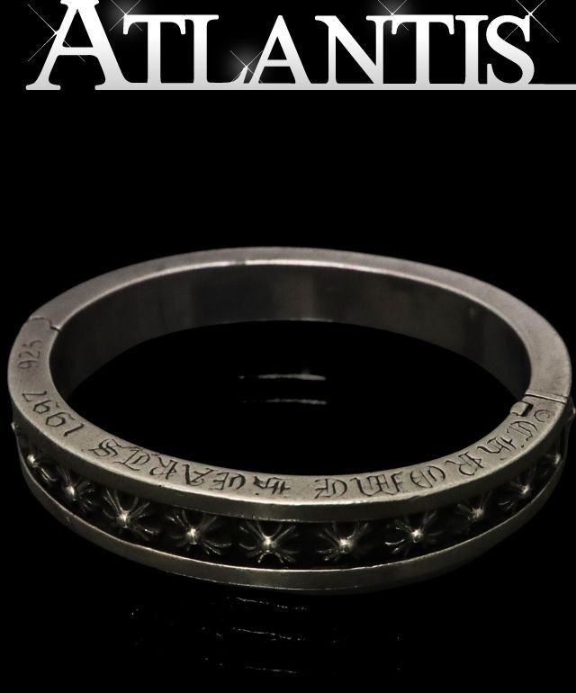 CHROME HEARTS 銀座店 クロムハーツ ナローVバンド CHプラス バングル