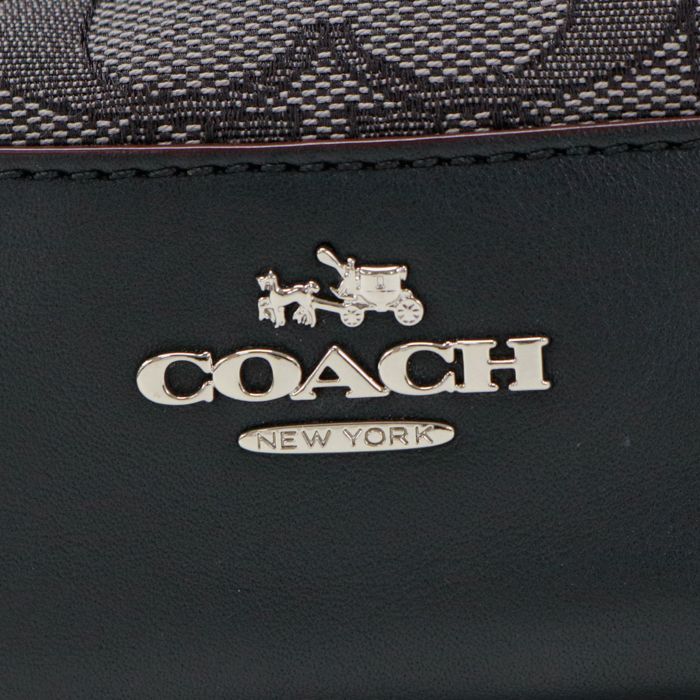 コーチ COACH アウトライン フィービー トート キャンバス レザー シグネチャー F36424 トートバッグ 肩掛け ハンドバッグ 手提げかばん  ビジネスバッグ レディース グレー / ブラック 中古 mbb06012 - メルカリ