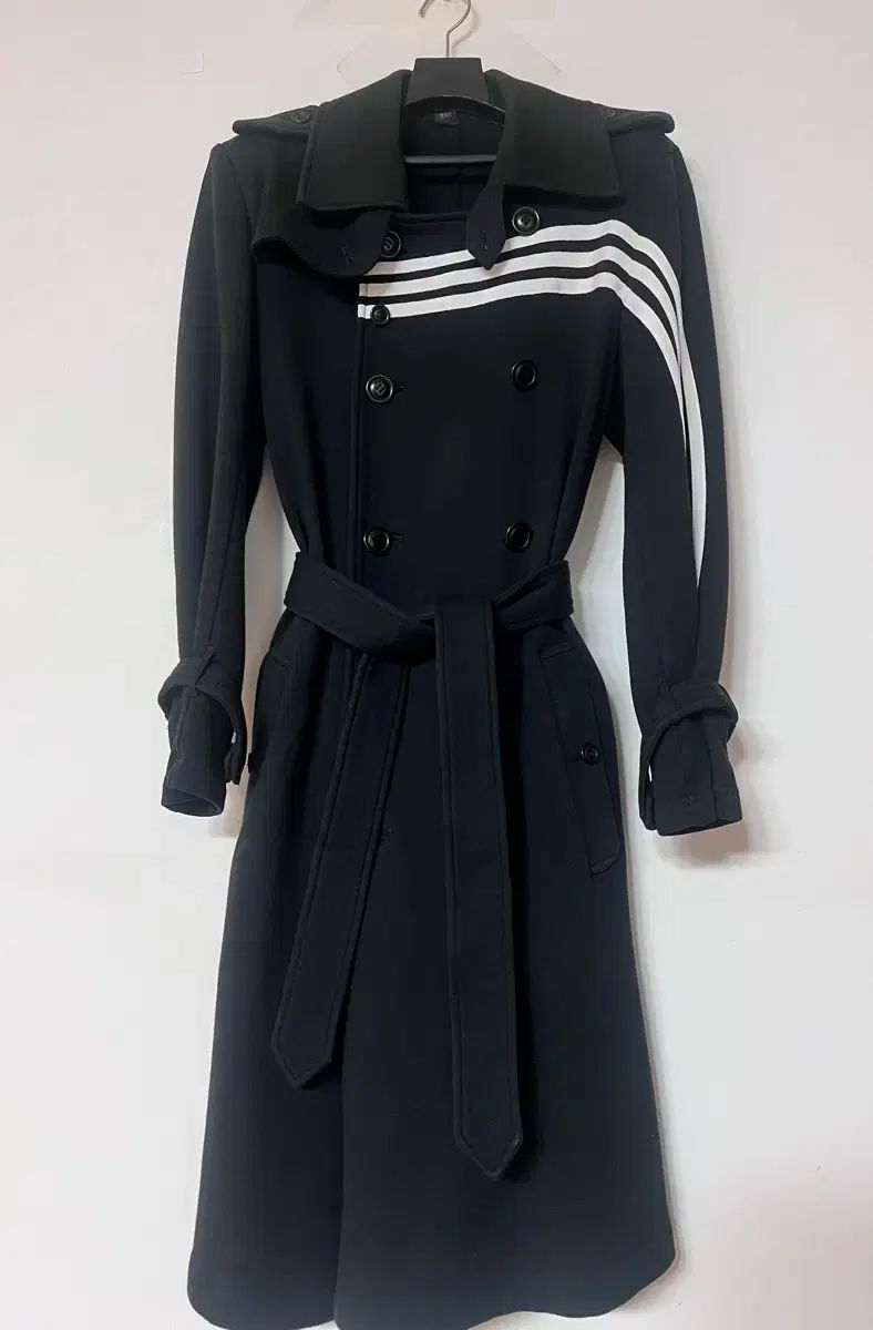 Y-3 YOHJI YAMAMOTO ヨウジヤマモト ブラック トレンチコート 55