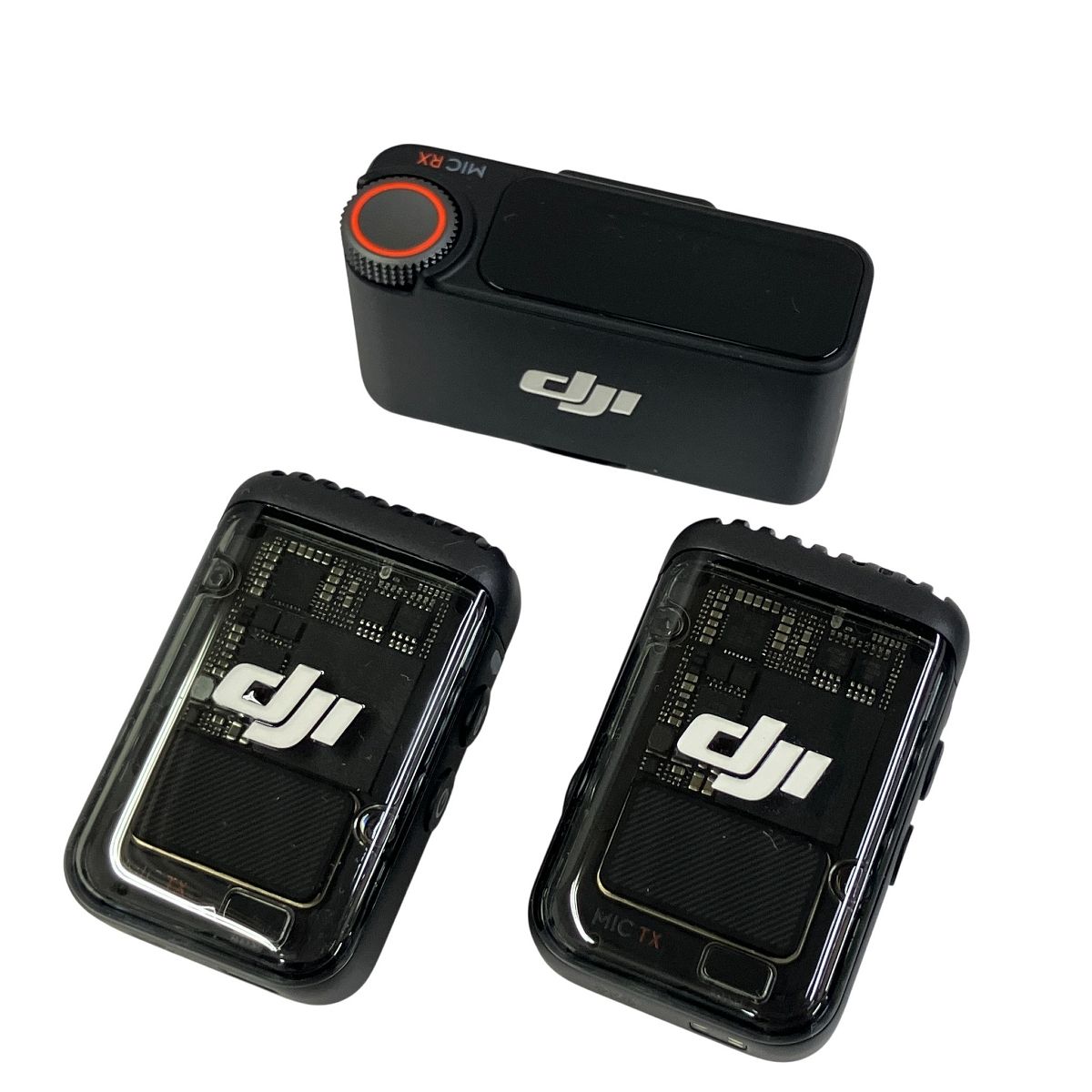 DJI MIC 2 2TX 1RX Charging Case シャドーブラック DM1021 ワイヤレスマイク トランスミッター レシーバー 充電ケース セット T10449181