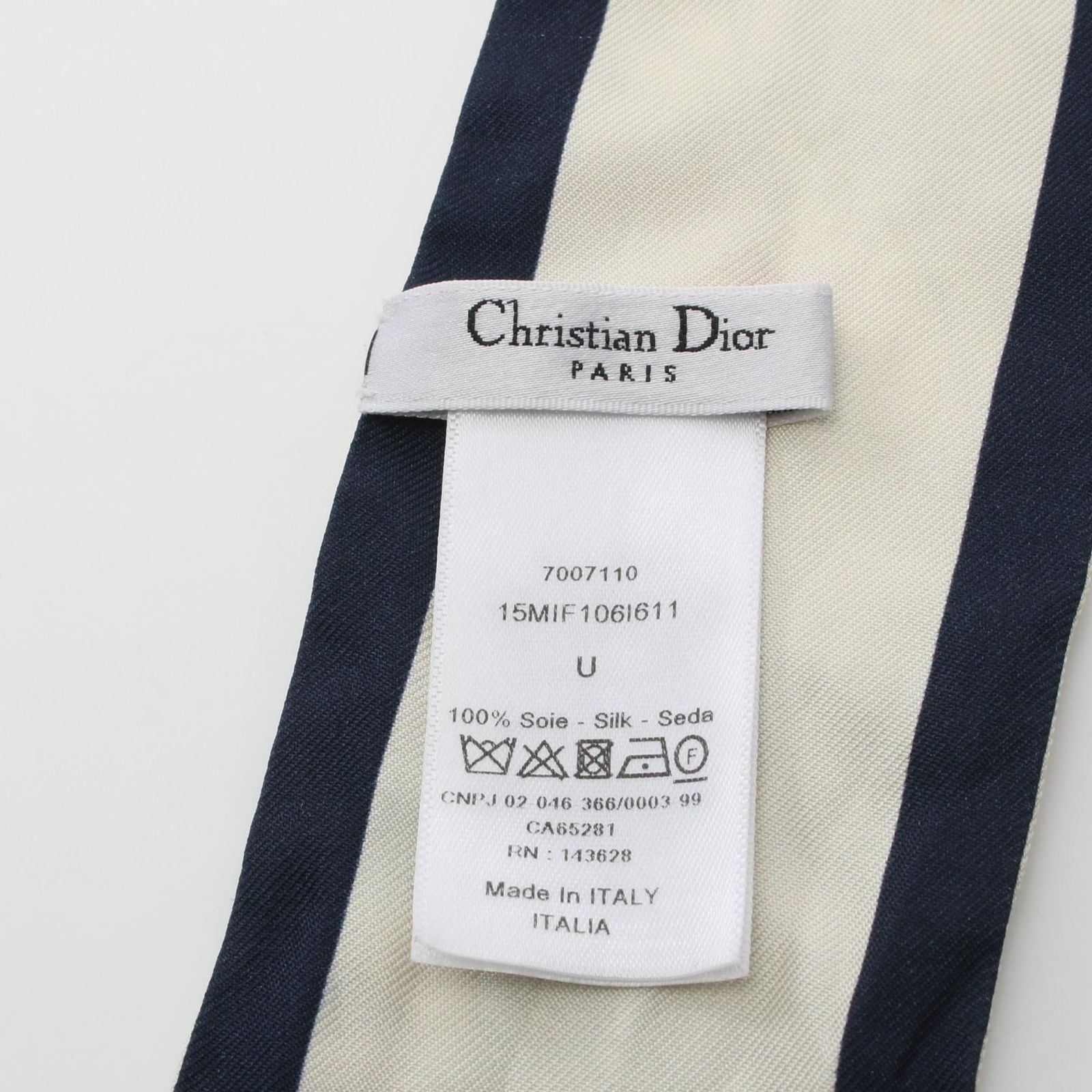 クリスチャンディオール Christian Dior スカーフ D MILLEFIORI 