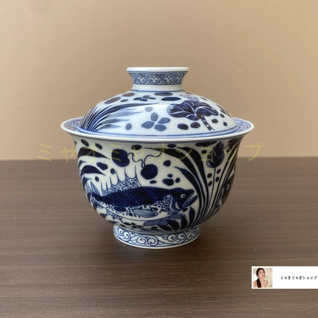 景徳鎮 青花竜紋三才蓋碗 茶碗 湯飲み煎茶器 新品未使用 新品】景徳鎮 青花竜紋三才蓋碗 茶碗 湯飲み煎茶器 - メルカリ