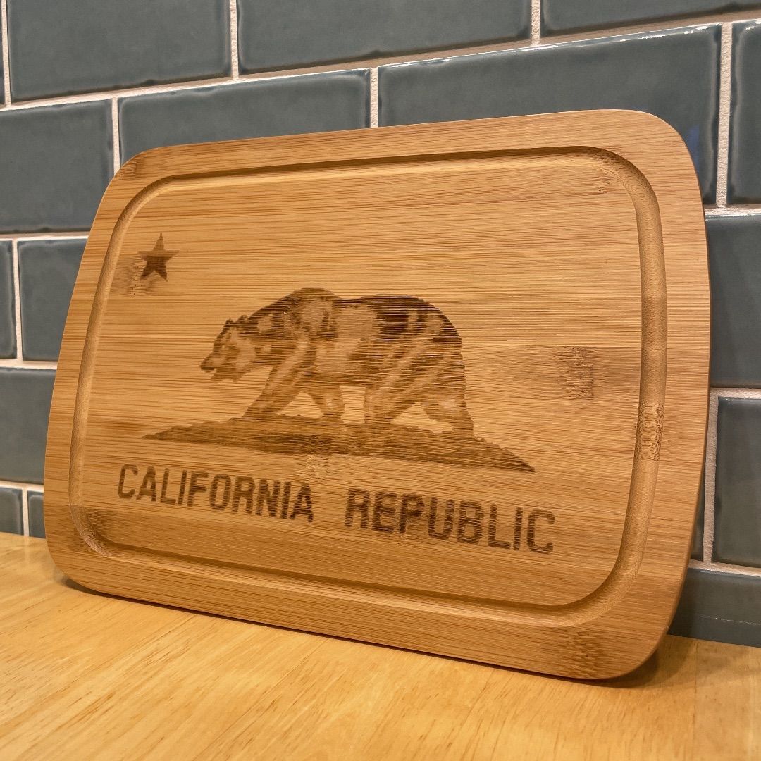 カリフォルニア州形状の石製まな板