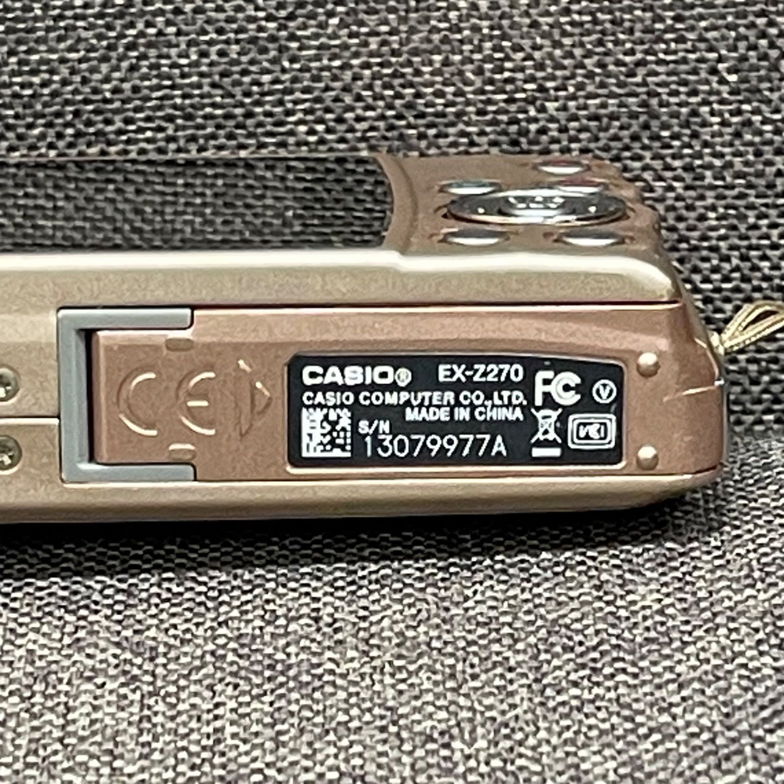 NPAジャンク CASIO カシオ EXILIM EX-Z270 デジカメ