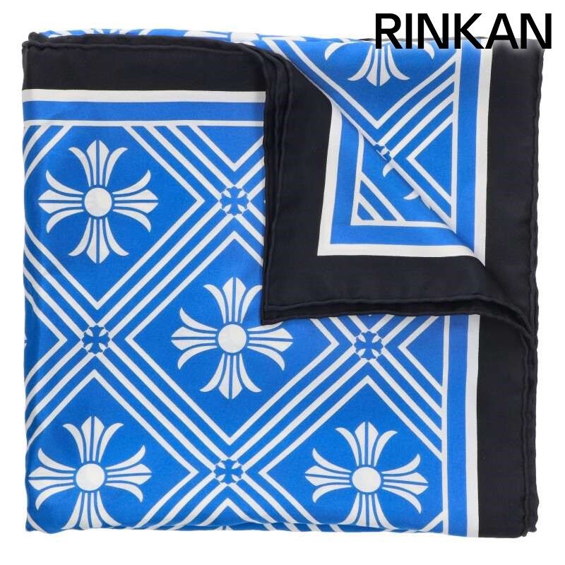 クロムハーツ CH SCARF/スカーフ 総柄シルクスカーフ メンズ CHROME  