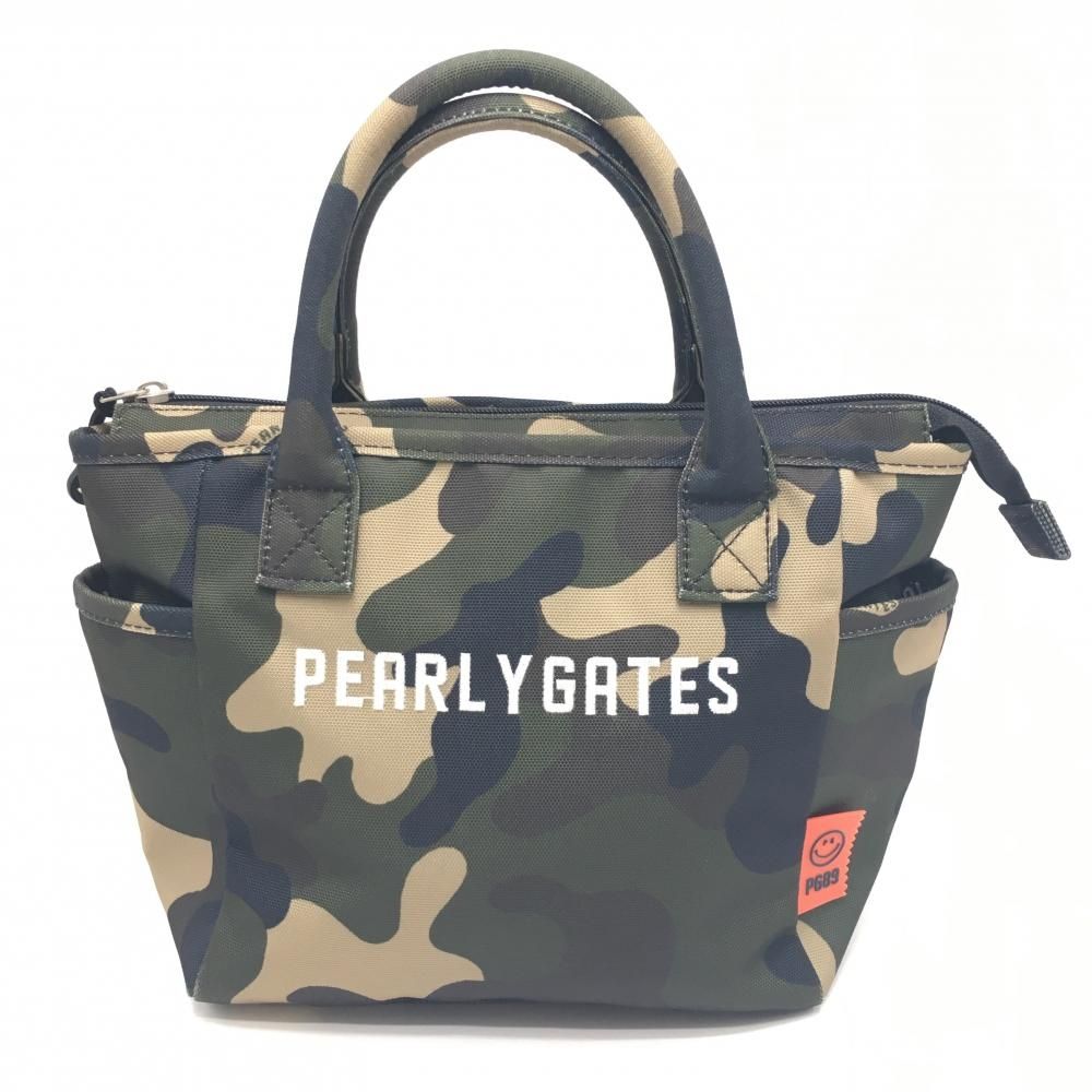★美品★PEARLY GATES パーリーゲイツ / PG89 BIGワッペン スカルバニー ポロシャツ / サイズ５ 超美品パーリーゲイツ カートバッグ カーキ×黒 カモフラ ニコちゃん